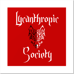 Lycanthropic Society - Werewolf Humor Posters and Art